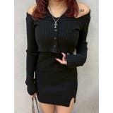 レイヤードホルターネックミニワンピース | EVRIS | 詳細画像12 