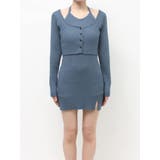 レイヤードホルターネックミニワンピース | EVRIS | 詳細画像39 