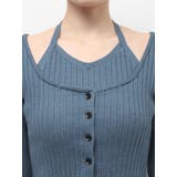 レイヤードホルターネックミニワンピース | EVRIS | 詳細画像42 