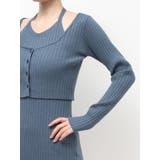 レイヤードホルターネックミニワンピース | EVRIS | 詳細画像43 