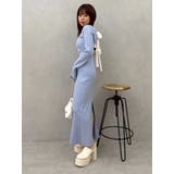 バックリボンロングニットワンピース | EVRIS | 詳細画像15