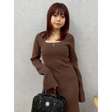 バックリボンロングニットワンピース | EVRIS | 詳細画像20