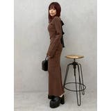 バックリボンロングニットワンピース | EVRIS | 詳細画像23