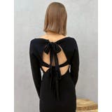 バックリボンロングニットワンピース | EVRIS | 詳細画像26