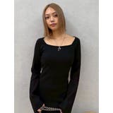 バックリボンロングニットワンピース | EVRIS | 詳細画像27