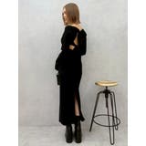 バックリボンロングニットワンピース | EVRIS | 詳細画像30