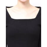 バックリボンロングニットワンピース | EVRIS | 詳細画像36