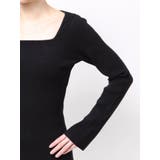 バックリボンロングニットワンピース | EVRIS | 詳細画像37