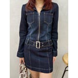 ストレッチデニムシャツミニワンピース | EVRIS | 詳細画像11 