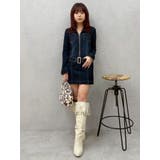 ストレッチデニムシャツミニワンピース | EVRIS | 詳細画像12 