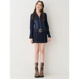 ストレッチデニムシャツミニワンピース | EVRIS | 詳細画像18 