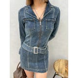 ストレッチデニムシャツミニワンピース | EVRIS | 詳細画像23 