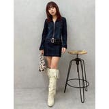 ストレッチデニムシャツミニワンピース | EVRIS | 詳細画像40 