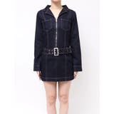 ストレッチデニムシャツミニワンピース | EVRIS | 詳細画像41 