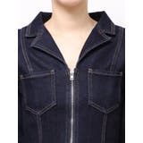 ストレッチデニムシャツミニワンピース | EVRIS | 詳細画像44 