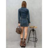 ストレッチデニムシャツミニワンピース | EVRIS | 詳細画像9 