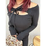 カットアウトニットミニワンピース | EVRIS | 詳細画像10 