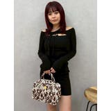 カットアウトニットミニワンピース | EVRIS | 詳細画像12 