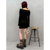 カットアウトニットミニワンピース | EVRIS | 詳細画像15 