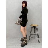 カットアウトニットミニワンピース | EVRIS | 詳細画像16 