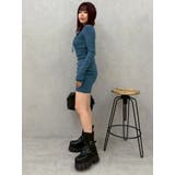 カットアウトニットミニワンピース | EVRIS | 詳細画像35 