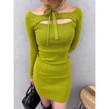 カットアウトニットミニワンピース | EVRIS | 詳細画像38 