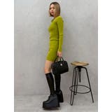 カットアウトニットミニワンピース | EVRIS | 詳細画像41 