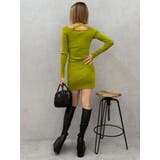 カットアウトニットミニワンピース | EVRIS | 詳細画像42 