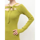 カットアウトニットミニワンピース | EVRIS | 詳細画像48 