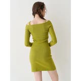 カットアウトニットミニワンピース | EVRIS | 詳細画像5 