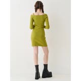 カットアウトニットミニワンピース | EVRIS | 詳細画像6 