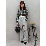 フードチェックショートシャツ | EVRIS | 詳細画像26