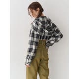 フードチェックショートシャツ | EVRIS | 詳細画像4