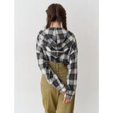 フードチェックショートシャツ | EVRIS | 詳細画像5