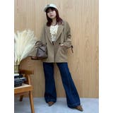 フロントリボンレースクロップドシャツ | EVRIS | 詳細画像13 