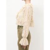 フロントリボンレースクロップドシャツ | EVRIS | 詳細画像21 