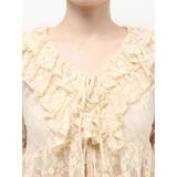 フロントリボンレースクロップドシャツ | EVRIS | 詳細画像23 