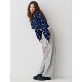 レースドッキングダメージスウェットワイドパンツ【セットアップ着用可能】 | EVRIS | 詳細画像11 