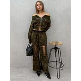 レースドッキングダメージスウェットワイドパンツ【セットアップ着用可能】 | EVRIS | 詳細画像25 