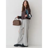 レースドッキングダメージスウェットワイドパンツ【セットアップ着用可能】 | EVRIS | 詳細画像7 