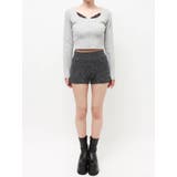 コンパクトニットショートパンツ【セットアップ着用可能】 | EVRIS | 詳細画像36 