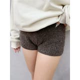 ブラウン | コンパクトニットショートパンツ【セットアップ着用可能】 | EVRIS