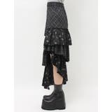 ミックスドッキングアシンメトリースカート | EVRIS | 詳細画像14 