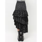 ミックスドッキングアシンメトリースカート | EVRIS | 詳細画像15 