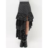 ミックスドッキングアシンメトリースカート | EVRIS | 詳細画像34 