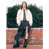 ミックスドッキングアシンメトリースカート | EVRIS | 詳細画像4 