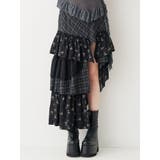 ミックス | ミックスドッキングアシンメトリースカート | EVRIS