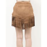 フェイクスウェードフリンジスタッズミニスカート【セットアップ着用可能】 | EVRIS | 詳細画像33 