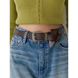 ブラウン | オリジナルスタッズバックルベルト | EVRIS