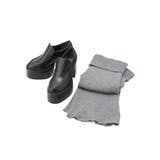 レッグウォーマーセットチャンキーヒールローファー | EVRIS | 詳細画像30 